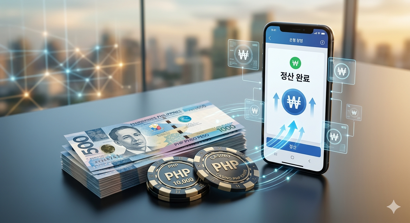 카지노 칩 원화 정산