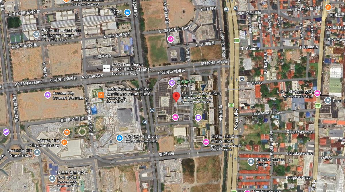 City of Dreams Manila Location